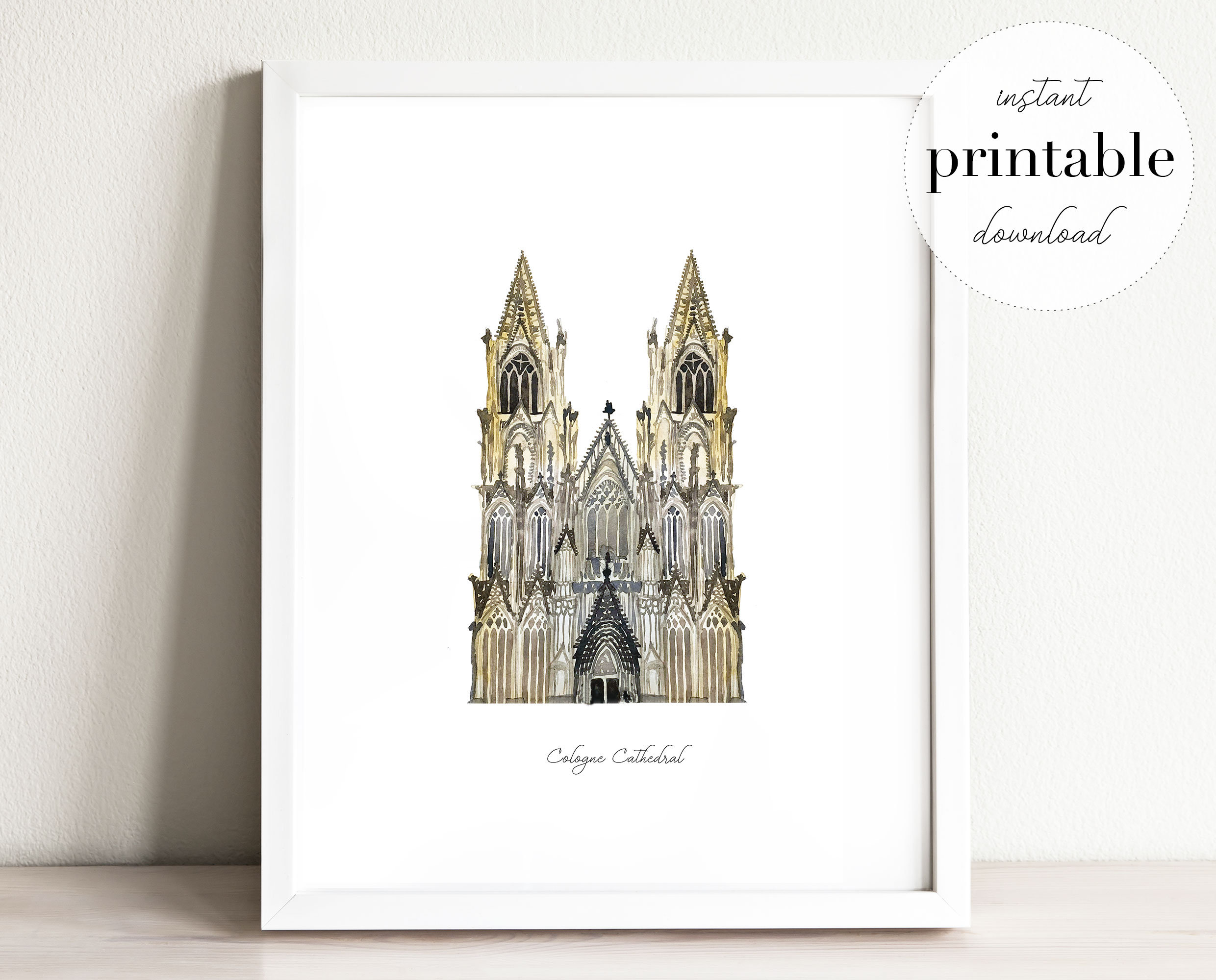 Ode de Cologne ケルン大聖堂 楽譜アートポスター Ode de Cologne ケルン大聖堂 楽譜アートポスター Ode de