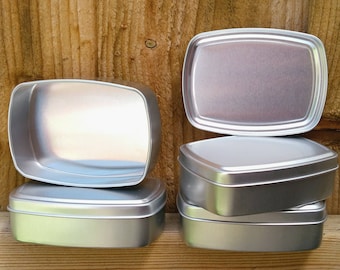 Travel Tin, Reusable Tin, Soap Storage, Plastic Free Storage, Cotton Buds, soap Tin, Shampoo Tin, Travel Soaps, eco gifts, Aluminium Tin