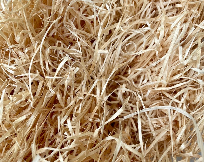 Brown Wood Wool 200g Natural Packaging Shred Fill For Hampers - View #9