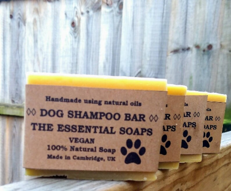 Dog Shampoo Soap Bar, 100 Handmade, Vegan Soap, Neem Oil, Natural