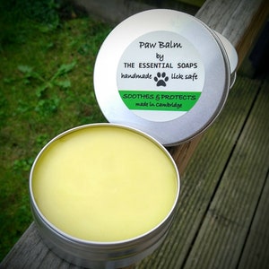 Organic Paw Balm for Dogs, Safe to lick, Paw Skin, Nose Balm, Healing, Gift for Dogs, Dog Nose, Pooches, Gifts for dog lover, vegan paw balm