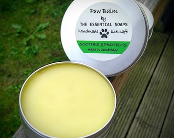Organic Paw Balm for Dogs, Safe to lick, Paw Skin, Nose Balm, Healing, Gift for Dogs, Dog Nose, Pooches, Gifts for dog lover, vegan paw balm