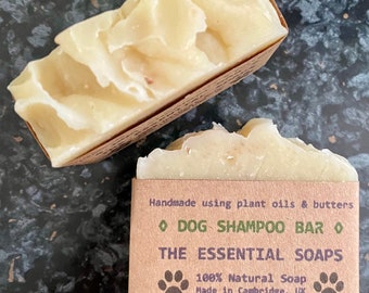 Natural Dog Shampoo Bar, Vegan Soap, Pet Wellness, Gifts for dogs, Shiny Coat, Repel Fleas, Dog Grooming, Gifts for pets, Dog Shampoo Soap