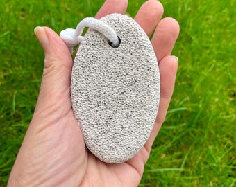 Pietra pomice naturale per la cura dei piedi, strumento esfoliante per pedicure, pelle liscia