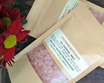 Organic Himalayan Bath Salts: Eucalyptus, Cypress & Tea Tree