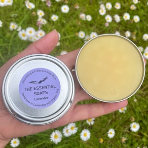 Lavender Body Balm, Hand Balm, Organic, Sleep balm, Birthday present, body butter, Vegan balm, cuticle balm, Gift for fathers, Foot Balm,