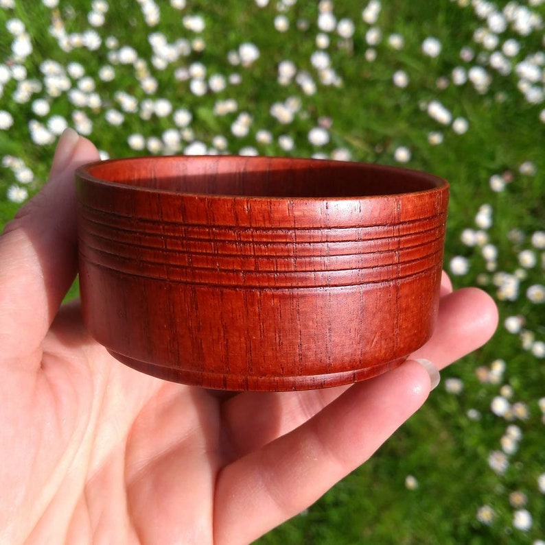Shaving Bowl Shave Lathering Bowl Shaving Soap Dish Wooden Etsy
