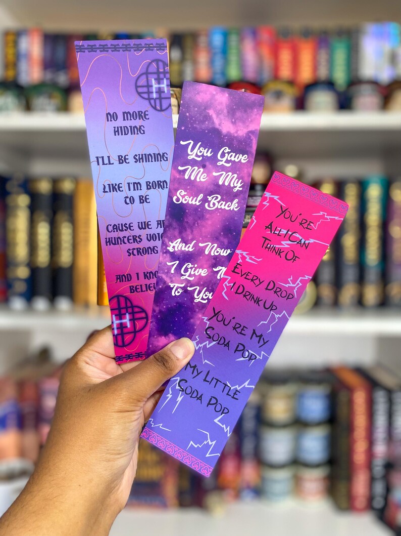 Kpop Demon Hunters Bookmark Set - Etsy