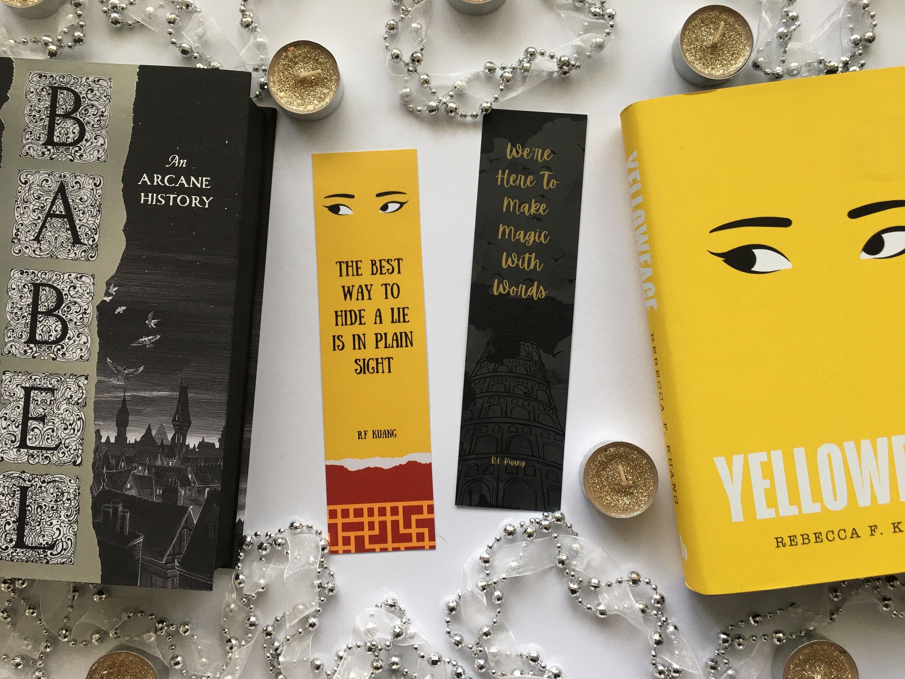 Babel & Yellowface by R.F. Kuang Bookmarks - Etsy
