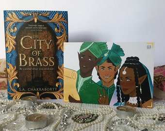 The City of Brass by S.A. Chakraborty A5 Print