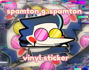 Spamton G. Spamton Deltarune [BIG SHOT!] Peeker Vinyl Sticker Car Sticker