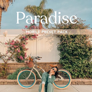 PARADISE - Adobe Lightroom Mobile Preset Filter Pack von Arielle Vey