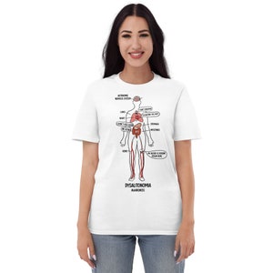 Dysautonomia Diagram funny Unisex Short-Sleeve T-Shirt