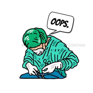 Oops Surgeon, MD, DO, PA, Veterinarian - Digital File