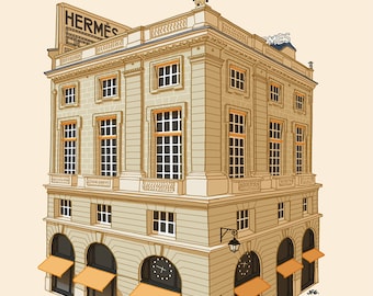 Buy 60 X 84 Paris 8th, Hermès, Rue Du Faubourg Saint-honoré