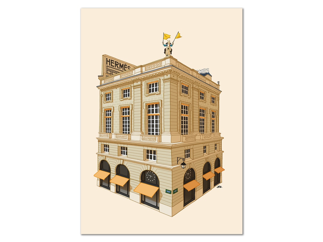 60 X 84 Paris 8th, Hermès, Rue Du Faubourg Saint-honoré