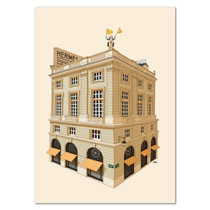 60 x 84 / Paris 8th, Hermès, rue du Faubourg Saint-Honoré