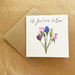 Carte Joyeux Anniversaire Carte Naturelle Et Terreuse Etsy