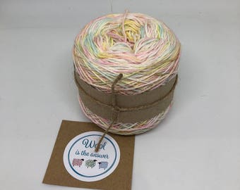 Hand Dyed 4 ply Superwash Merino - Unicorn Rainbow