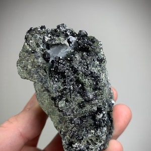 Nice! Melanite Garnet, Epidote, Calcite 294g Specimen. Verá Cruz, Mexico