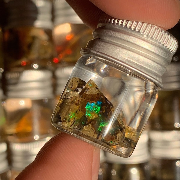 Quality! Ethiopian Opal Specimen Jar!