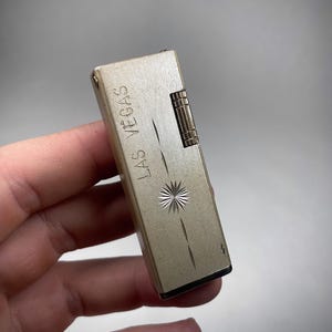Vintage K-Star Gas Lighter. Las Vegas. Collectible.