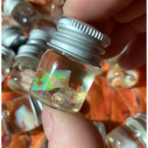 Quality! Mexican Opal Specimen Jar!