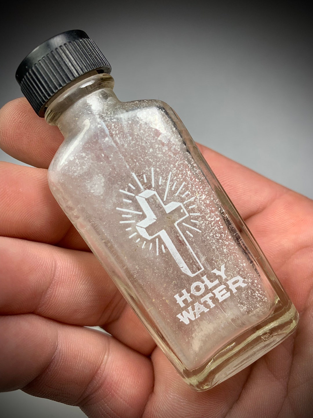 Vintage HOLY WATER Bottle Catholic Collectible. Excellent Condition - Etsy