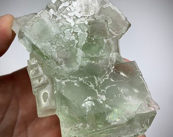 Icey Transparent Green Fluorite Specimen. 312g. China