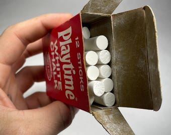 Vintage PLAYTIME Chalk - No 320 Binney & Smith Crayola.