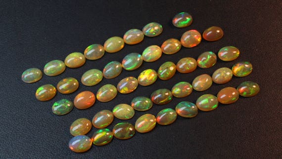 100 % naturel éthiopienne Opal qualité AAA + Multi Multi Multi feu Cabochon opale feu Super ovale Taille 5x7mm 10 PCs Lot en vrac pierre gemme opale @Code #OP043 961bfe 100 % naturel éthiopienne Opal qualité AAA + Multi Multi Multi feu Cabochon opale feu Super ovale Taille 5x7mm 10 PCs Lot en vrac pierre gemme opale @Code #OP043 961bfe