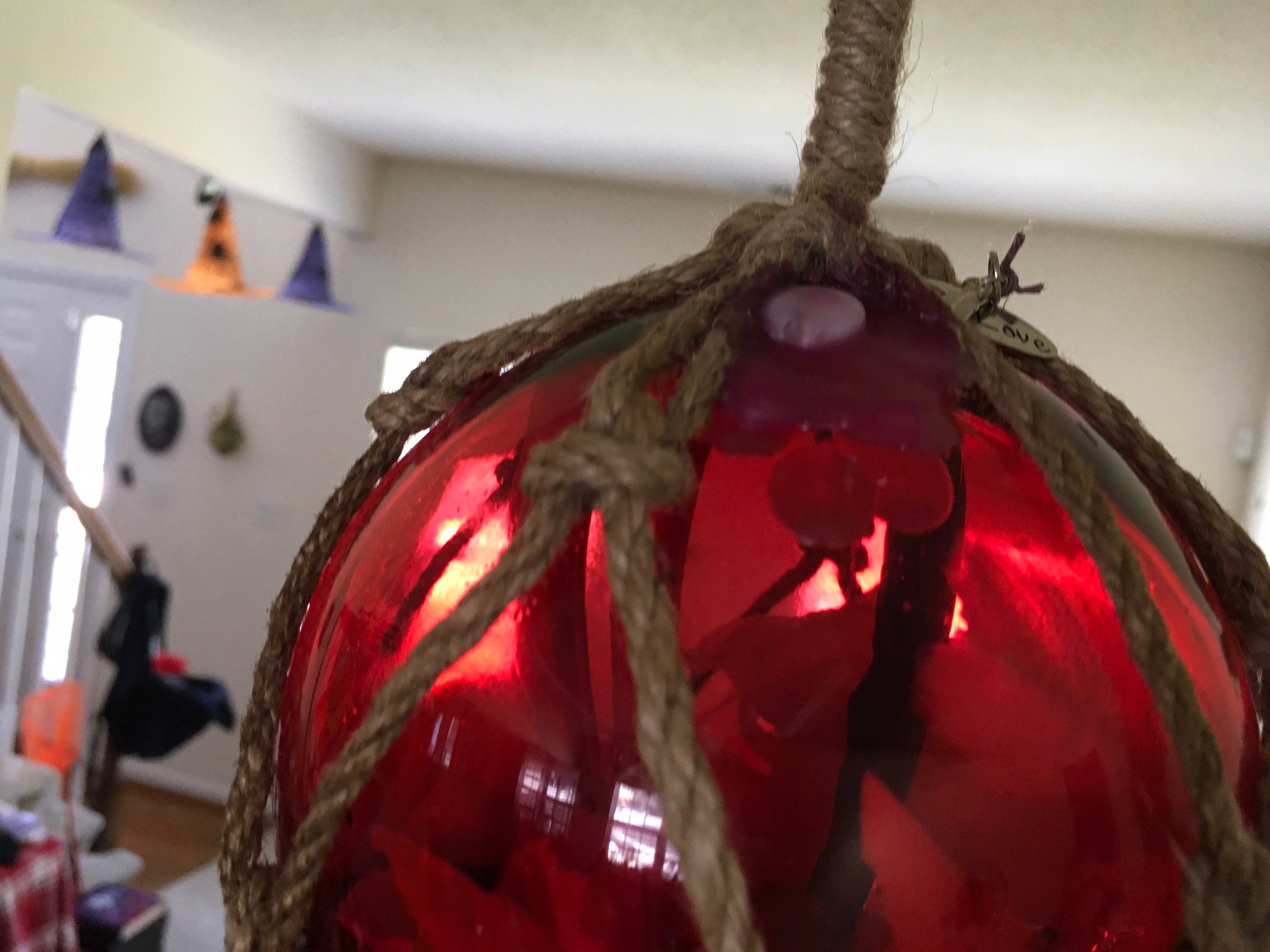 Large Filled Witches Ball Etsy