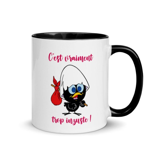 Mug à Intérieur Coloré Caliméro - Idée Cadeau