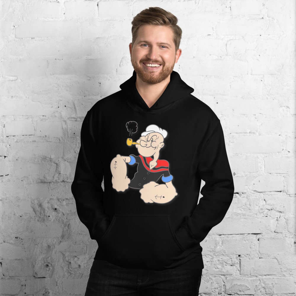 Popeye Hoodie - Etsy 公式激安通販 POPEYE Navy Deep / Hoodie Logo パーカー