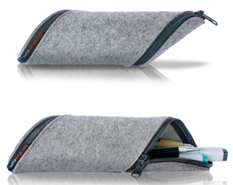 practical pencil case made of 100% wool felt