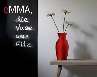 Vase moderne en feutre