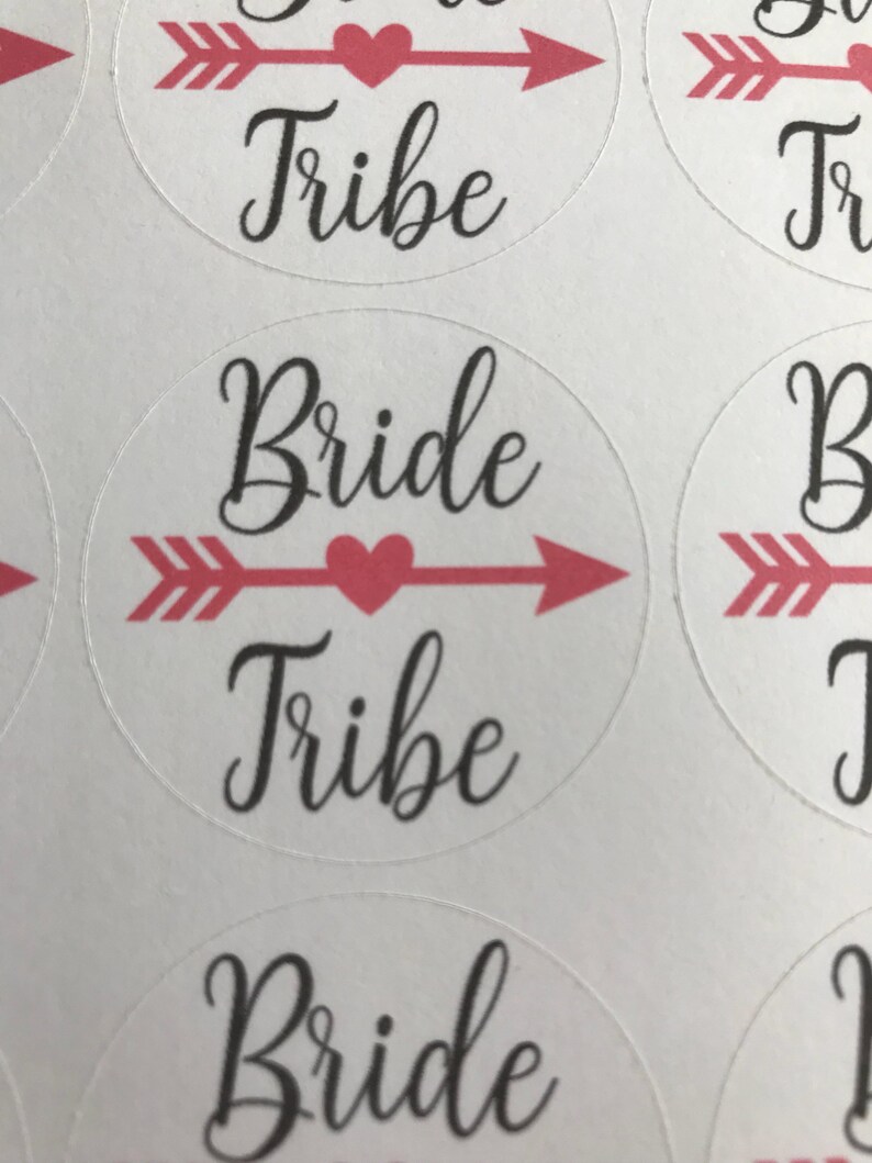 stickers Bride Tribe stickers Hen party stickers Bridal Stickers