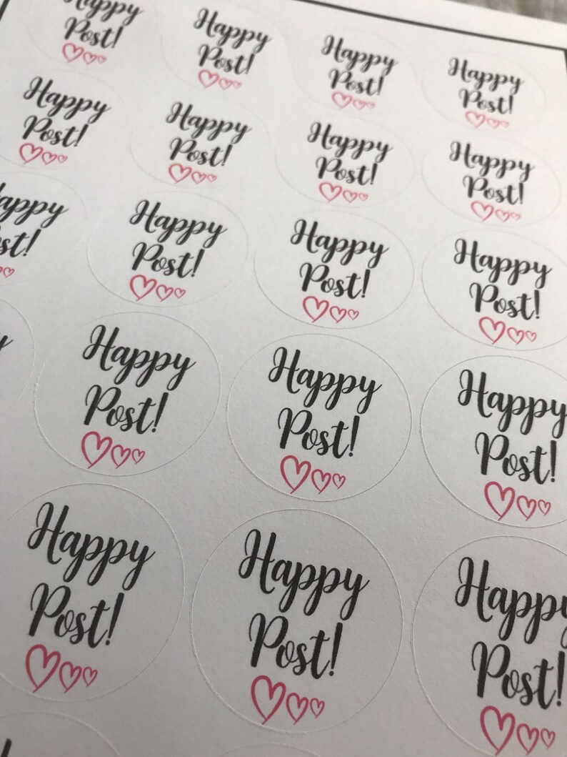 order stickers happy post stickers stickers