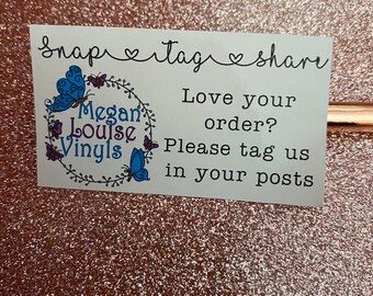 Snap tag share logo stickers