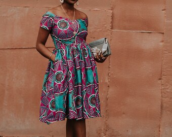 nice african print dresses