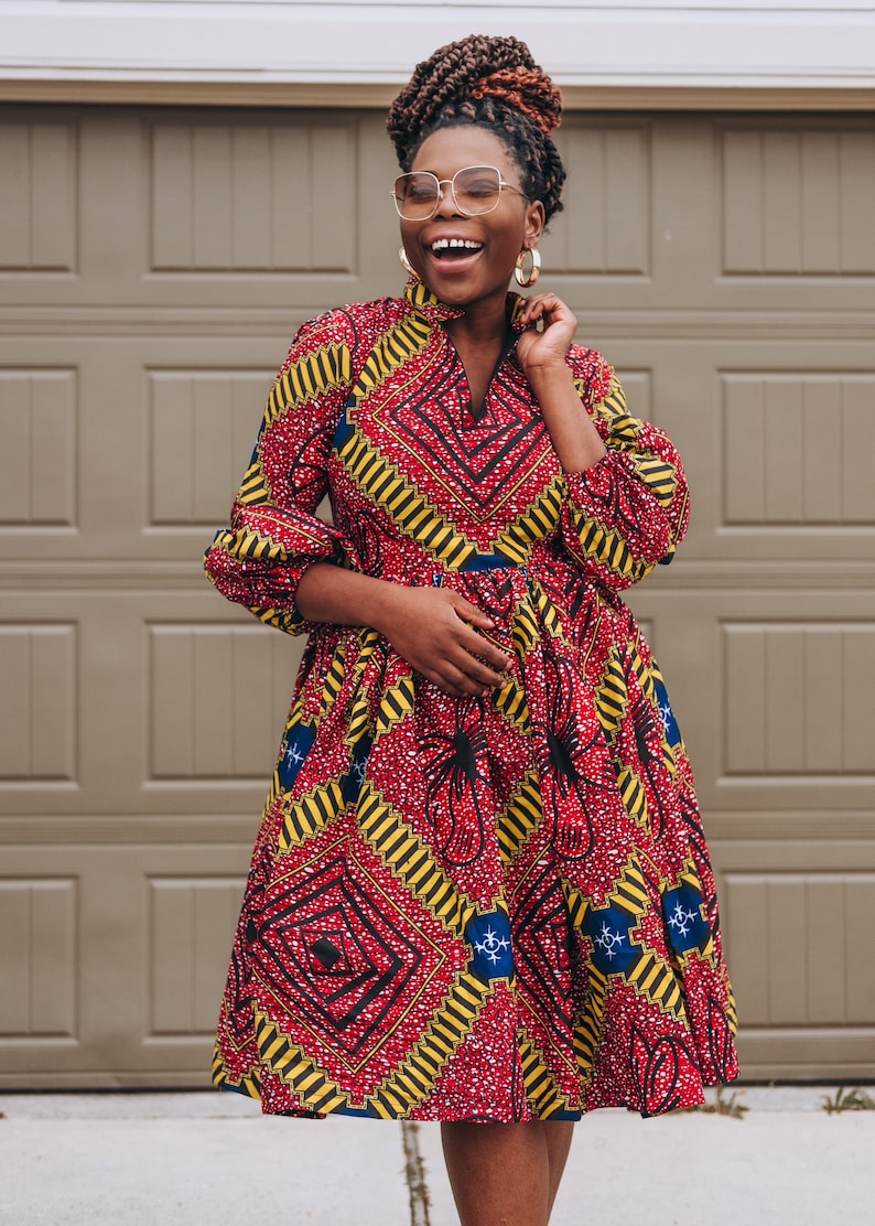 Ankara Dress African Clothing African Dress African Print - Etsy