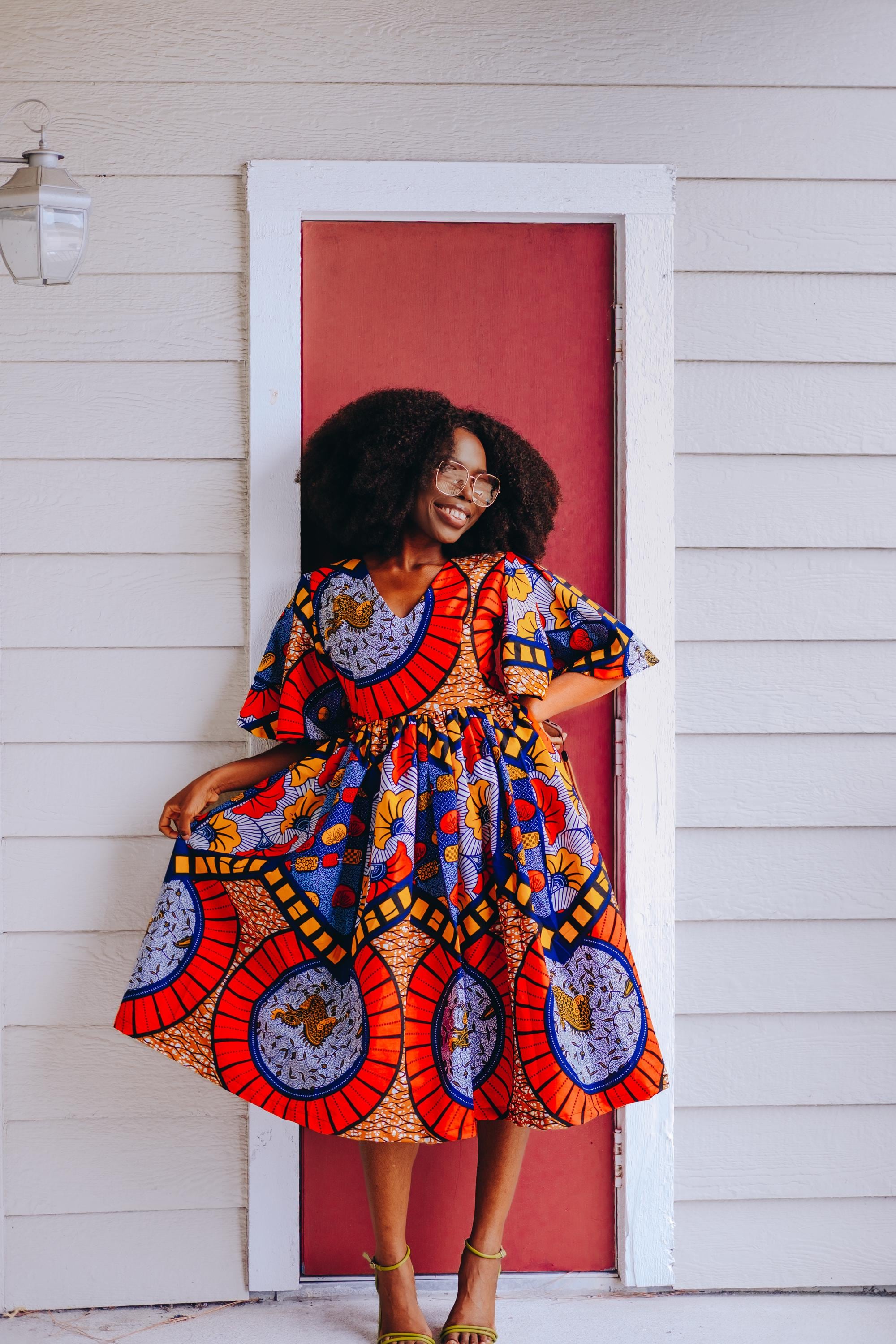 open lace back dress Shop African Print Infinity Maxi Dress