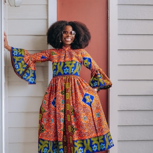 African Collar Dress - Etsy African Collar Dress - Etsy