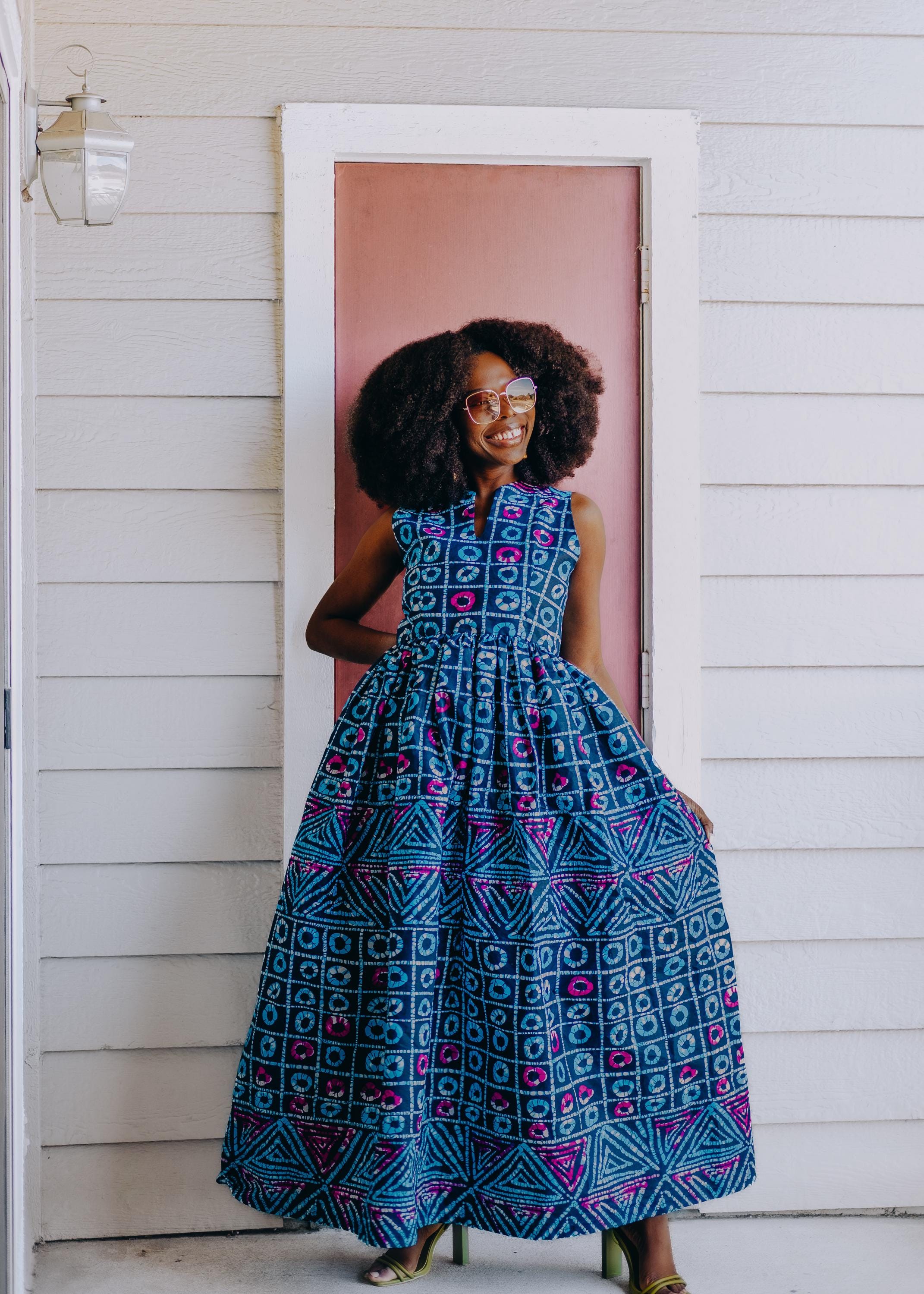 Robe Bleue Forever 21 Taille S - Évasée, Sans Manches, Occasion Très Bon état, Pour Sortie