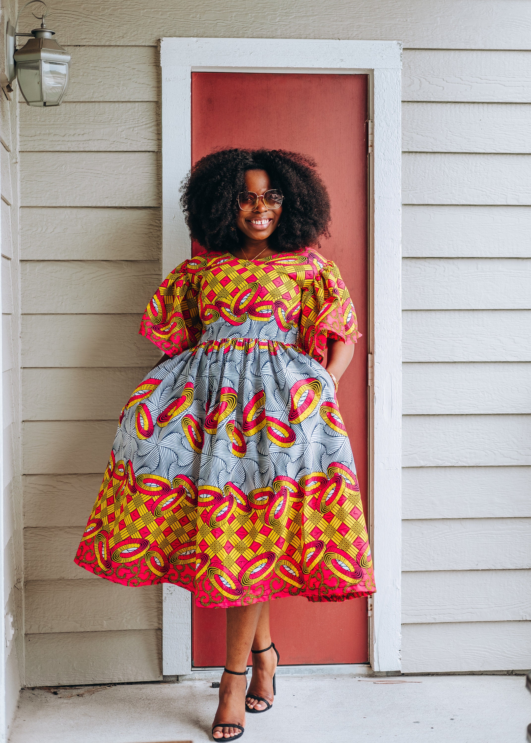 Seersucker Midi Dress - Etsy