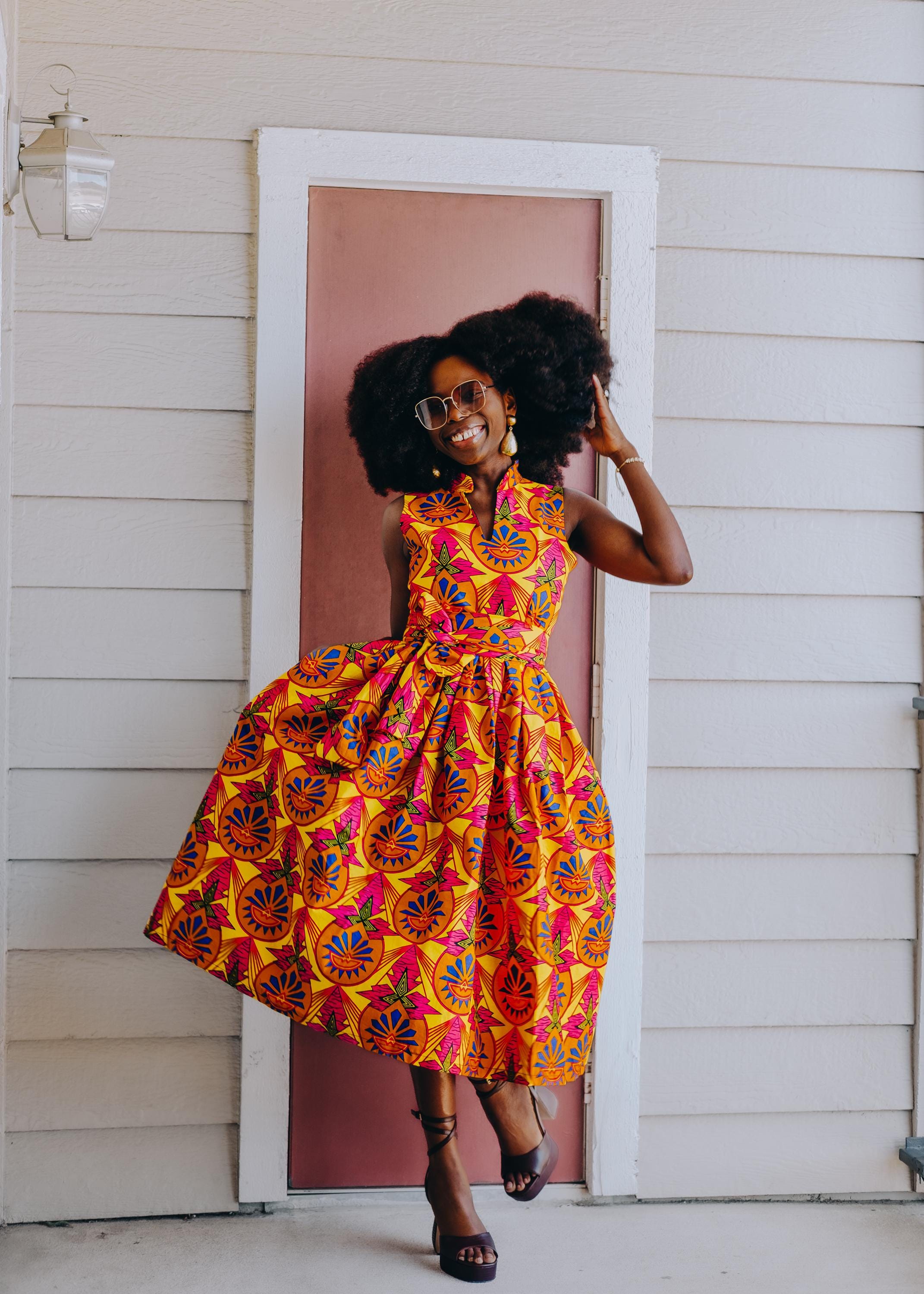 african print modern dresses Modern African Dresses for Sale Online | USA and Canada