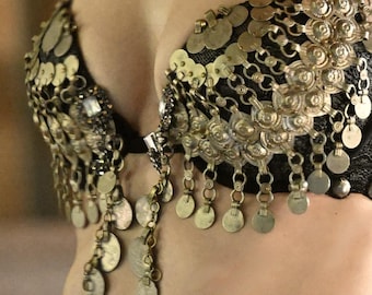 Coin Tribal Bellydance Bra