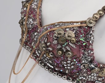Dusty Pink Tribal Bra