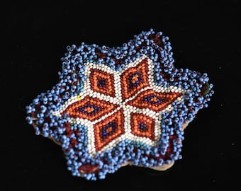 Kuchi Ethnic Beaded Medallion