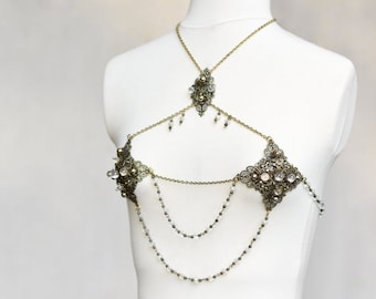 Babylon Brass Chain bra
